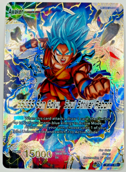 SSGSS Son Goku Soul Striker Reborn GOLD STAMP Foil Dragon Ball Super Card | LP - Image 1