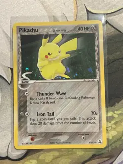 Pikachu Delta Species 93/92 Legend Maker Secret Rare Holo Pokemon Card 2006 - Image 3