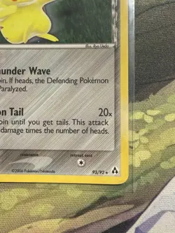 Pikachu Delta Species 93/92 Legend Maker Secret Rare Holo Pokemon Card 2006 - Image 4