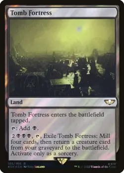 MTG | Tomb Fortress (Surge Foil) | Warhammer 40,000 | Magic the Gathering | Near - Image 1