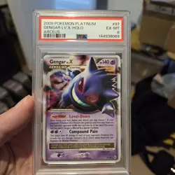 Pokemon Card Gengar LV X 97/99 Arceus Holo Rare Unlimited 2009 - PSA 6 - Image 1