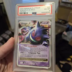 Pokemon Card Gengar LV X 97/99 Arceus Holo Rare Unlimited 2009 - PSA 6 - Image 2