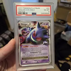 Pokemon Card Gengar LV X 97/99 Arceus Holo Rare Unlimited 2009 - PSA 6 - Image 3