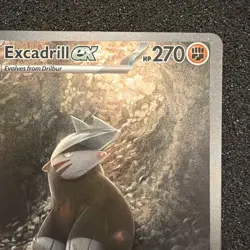 Pokemon Excadrill EX 168/086 Sv: Black Bolt 270 HP Holo Special Illustration Ra… - Image 3