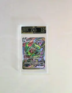 2024 Pokemon Chinese Rayquaza VMAX 098/132 RRR Rapid Strike OCD 10 JL89 - Image 1