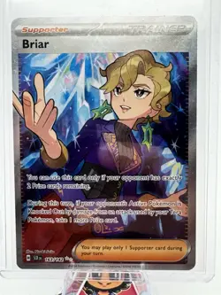 Briar Pokemon Stellar Crown 163/142 Trainer Holo Ultra Rare! - Image 1