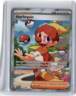 Pokemon SV: White Flare #163/086 Harlequin Textured Trainer Ultra Rare - Image 1