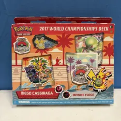 2017 Infinite Force World Championship Pokemon SEALED NEW Diego Cassiraga - Image 1