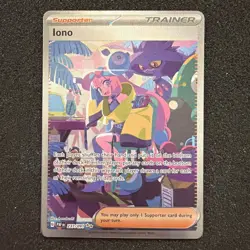 Pokemon TCG Iono Special Illustration Rare Full Art SV: Paldean Fates 237/091 - Image 1