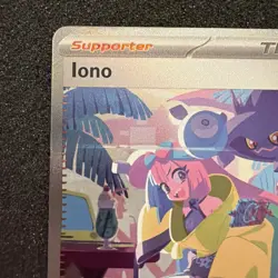 Pokemon TCG Iono Special Illustration Rare Full Art SV: Paldean Fates 237/091 - Image 2
