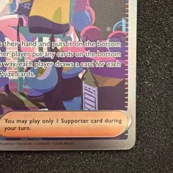 Pokemon TCG Iono Special Illustration Rare Full Art SV: Paldean Fates 237/091 - Image 4