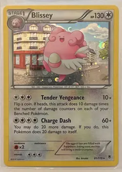 Blissey - 81/119 (Cosmos Holo) 081/119 Promo Holo Pokemon TCG NM 2014 - Image 1
