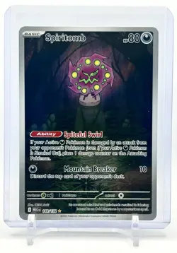 2025 Pokemon Mega Evolution Spiritomb 148/132 Illustration Rare NM - Image 1