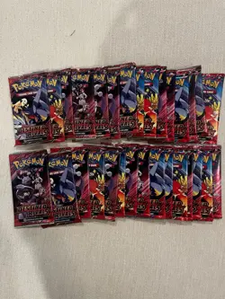 (30x) DESTINED RIVALS Pokemon TCG Booster Pack Lot SEALED IN HAND - Image 1
