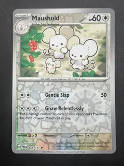 Maushold - 168/193 - Paldea Evolved - Pokemon TCG - Reverse Holo - Image 1