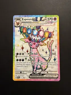 Pokemon TCG Espeon ex SVP176 Scarlet & Violet Promo Prismatic Evolutions - Image 1