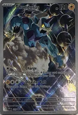 Thundurus 209 Holo P Scarlet & Violet Promo Pokemon NM - Image 1