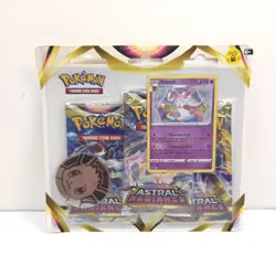 Pokemon TCG Astral Radiance Booster Pack Sylveon Triple Blister 3 Pack - Image 1