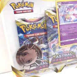 Pokemon TCG Astral Radiance Booster Pack Sylveon Triple Blister 3 Pack - Image 2