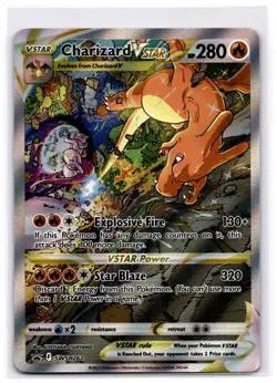 CHARIZARD VSTAR SWSH262 HOLO PROMO SWORD & SHIELD PROMO POKEMON NEAR MINT - Image 1