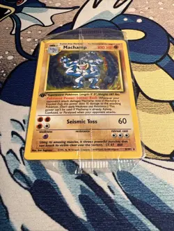 SEALED Pokemon TCG Machamp 8/102 Deck Exclusives 1st Edition Holo Rare 1999 - Image 2