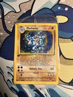 SEALED Pokemon TCG Machamp 8/102 Deck Exclusives 1st Edition Holo Rare 1999 - Image 3