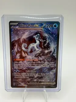 Chien-Pao ex 261/193 Special Illustration Rare Paldea Evolved Pokemon NM - Image 1