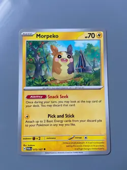 Morpeko - Twilight Masquerade - 072/167 - Regular Uncommon - Pokemon - Image 1