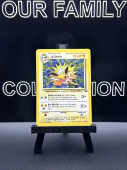 Pokemon TCG Jolteon Jungle 4/64 Holo Unlimited Holo Rare WOTC MP - Image 1
