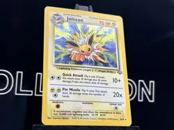 Pokemon TCG Jolteon Jungle 4/64 Holo Unlimited Holo Rare WOTC MP - Image 4