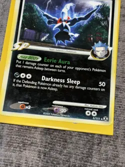 Pokemon 2009 Platinum – Rising Rivals Darkrai G #3/111 Reverse Holo - Image 3
