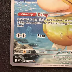 Pokemon TCG Psyduck 226/217 Illustration Rare Near Mint Ascended Heroes English - Image 5