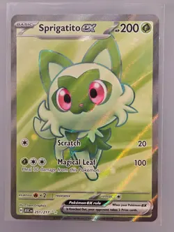 Pokemon TCG Sprigatito EX 251/217 Ascended Heroes Ultra Rare NM/M - Image 1