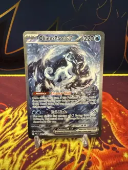 Chien-Pao ex 261/193 Special Illustration Rare Paldea Evolved Pokemon NM - Image 1