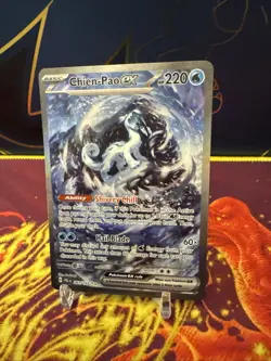 Chien-Pao ex 261/193 Special Illustration Rare Paldea Evolved Pokemon NM - Image 3