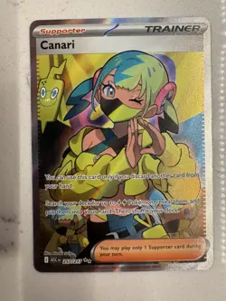 Canari 257/217 Full Art Trainer Pokemon TCG mega evolutions Ascended Heroes NM - Image 1