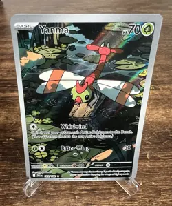 Pokemon TCG: Destined Rivals Yanma Full Art Illustration Rare 183/182 Holo NM - Image 3