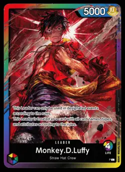 Monkey D Luffy - Leader - NM - Non-holo - Promo - One Piece - OP1-33 - Image 1