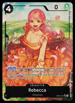 Rebecca - OP05-091 - NM - Parallel - Alternate Art - One Piece - OP1-31 - Image 1