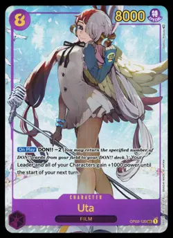Uta - OP02-120 - NM - Secret Parallel - Alternate Art - One Piece - OP1-18 - Image 1