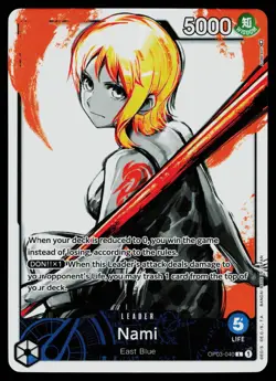 Nami - OP03-040 - NM - Parallel - Alternate Art - One Piece - OP1-13 - Image 1