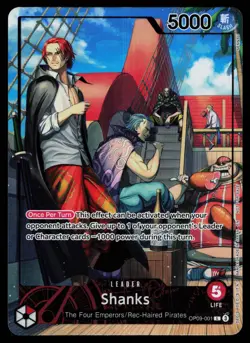 Shanks - OP09-001 - NM - Parallel - Promo - One Piece - OP1-1 - Image 1