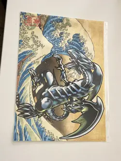 1/1000 Yugioh WCS 2025 Blue Eyes White Dragon Ukiyo-e Print - Image 1