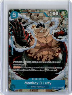 One Piece TCG Monkey.D.Luffy - OP11-058 (TR) Carrying On His Will Treasure Rare - Image 1
