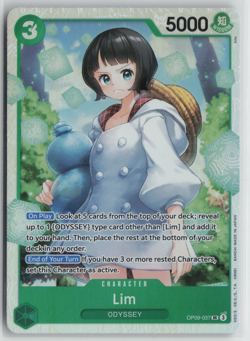 One Piece TCG Lim SR OP09-037 Emperors in the New World English - Image 1