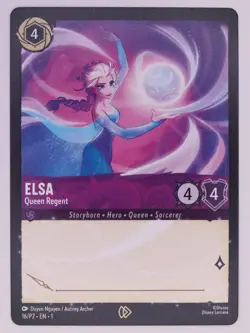 Elsa Queen Regent 16/P2 Disney Lorcana Promo Near Mint NM - Image 1