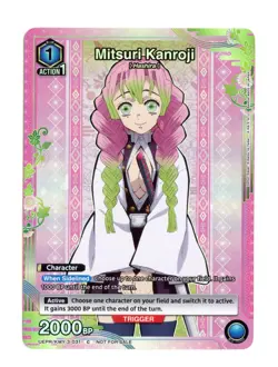Mitsuri Kanroji C Foil Demon Slayer Union Arena Promo Card UEPR/KMY-3-031 LP - Image 1