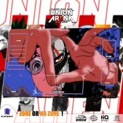Union ARENA TCG Playmat 24x14"(60*35cm) | Dandadan - Ken Takakura - Image 1