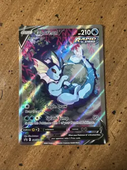 Vaporeon V SWSH181 Sword & Shield Promo Holo Pokemon TCG Card NM - Image 1