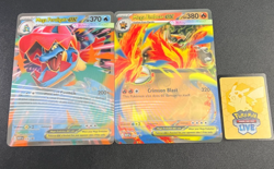 Ascended Heroes ME: Mega Emboar Feraligatr ex Promos 035 036 Jumbo Cards - Image 1